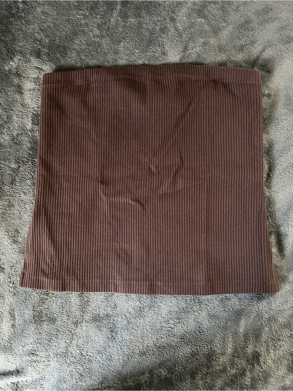 American Eagle Women’s Brown Main Squeeze Side Slit Tube Top (Small)